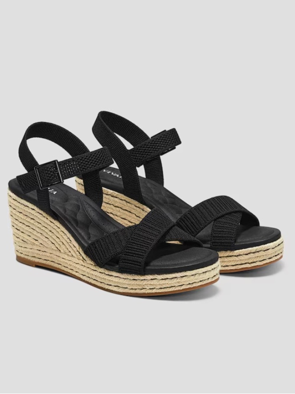 VIVAIA Round-Toe Wedge Sandals